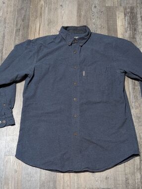 Men's Woolrich Cotton Long-Sleeve Button-Down Shirt